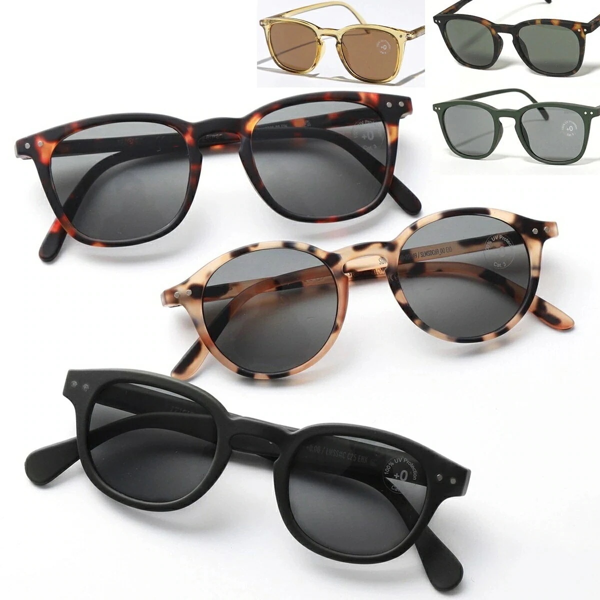 IZIPIZI イジピジ SUN CAT3 #D #C #E UVカット サングラス グラサン セルフレーム アイウェア メガネ 眼鏡 マットフレーム カラー6色 ユニセックス 【ts】