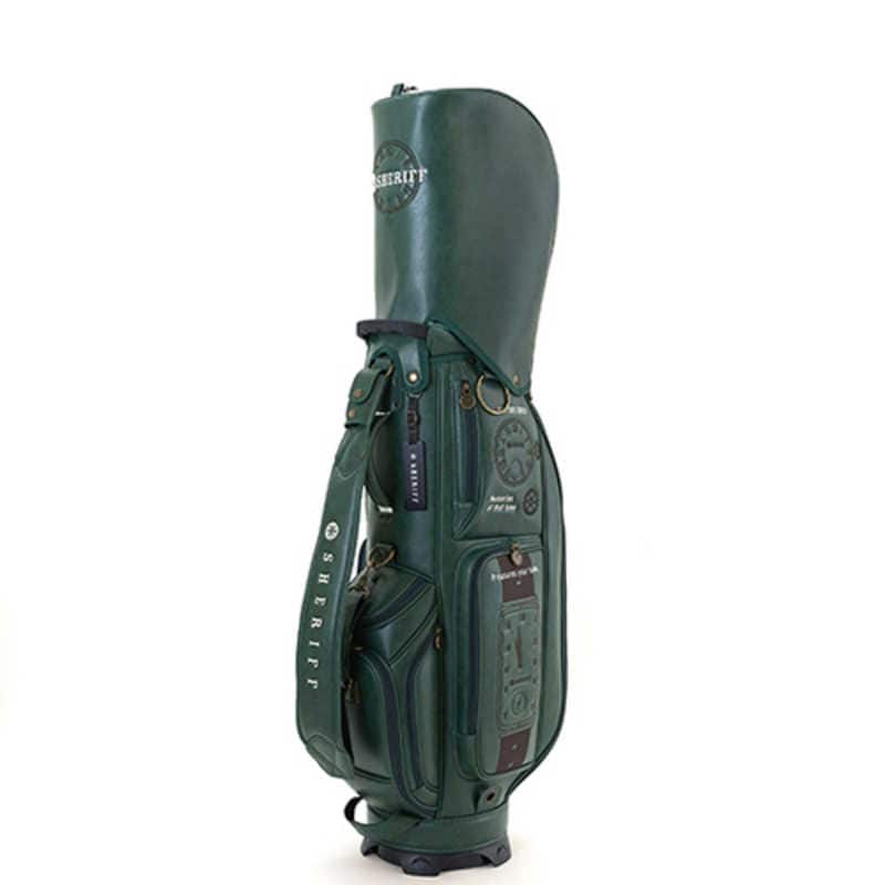 レゴリス　ゴルフ用品 シェリフ キャディバッグ 9.5型 SHERIFF GREEN　SAT-001CB