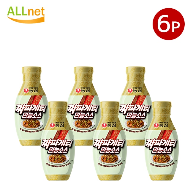 nong shim チャパゲティ 万能ソース 280g×6本セット 韓国食品 韓国調味料 韓国料理 甘味噌 チュンジャン