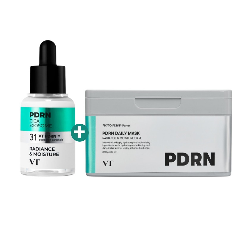 [2セット] R5 ファーミングアンプル 30ml+ピーディーアールエヌ デイリーマスク 30枚入