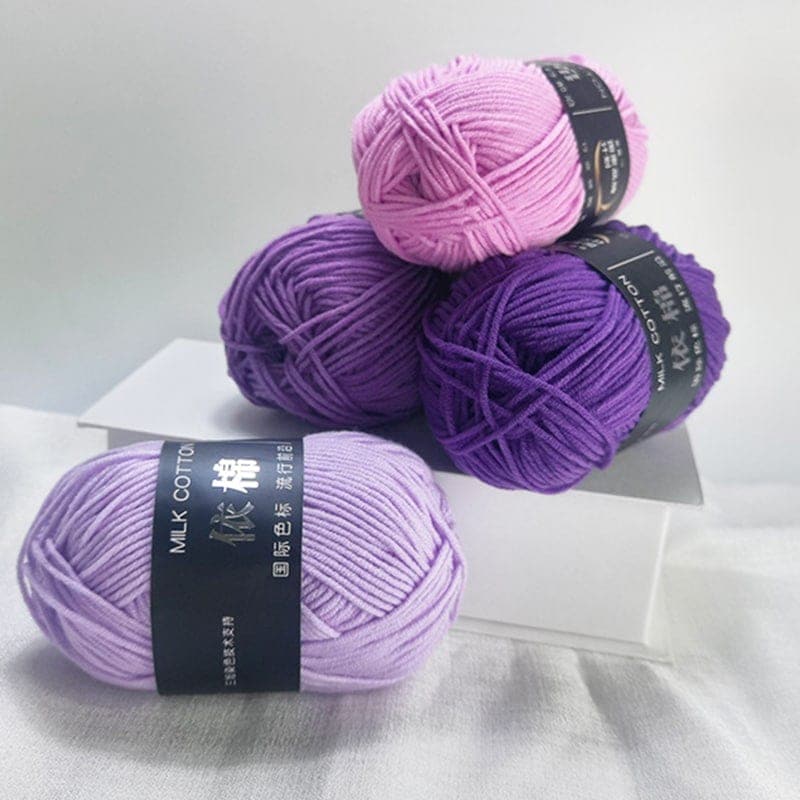 10点セット[新入荷]50 8玉セット 1玉約50g 四子糸 毛糸 ミルクコットンヤーン 合太 編み物 绵糸 糸 編み物用綿糸 編み糸 手編み糸 4株コーマミルクコットンヤーン ミルク綿糸 アク