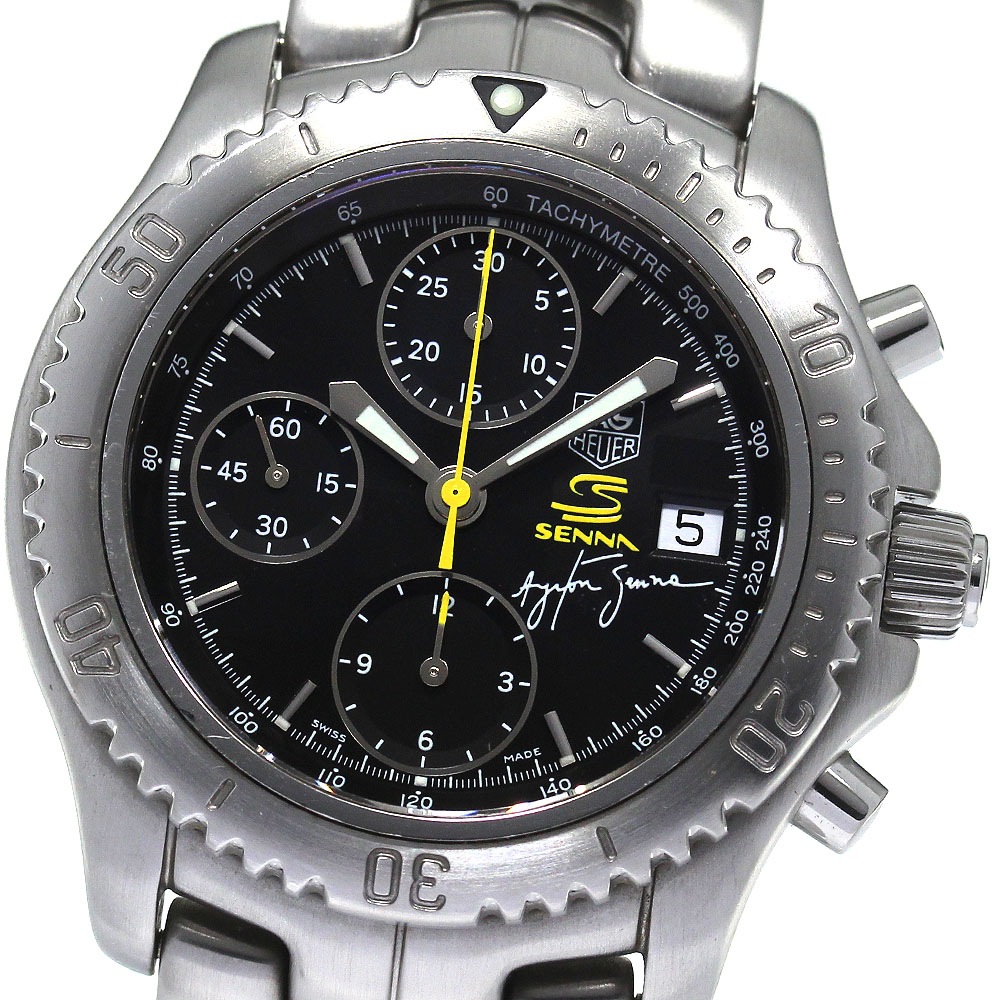 新しいスタイル タグホイヤー アイルトン・セナ限定 リンク CT2115 HEUER TAG リンク