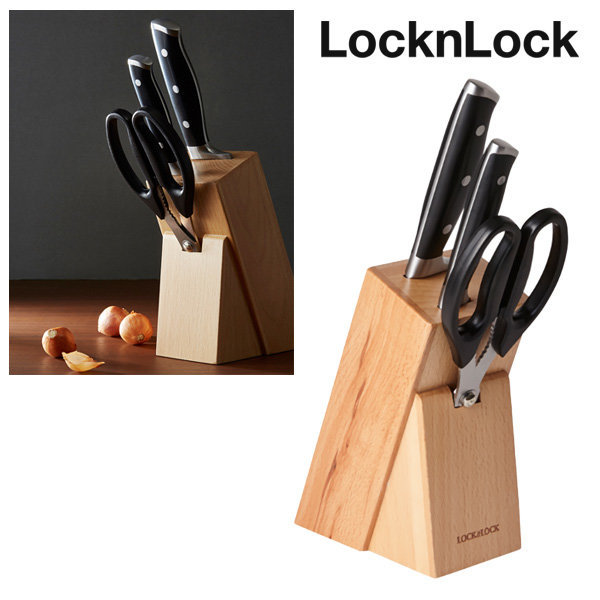 ロック&ロック ナイフブロック 4P ナイフセット /コアナイフブロック 4P CK401