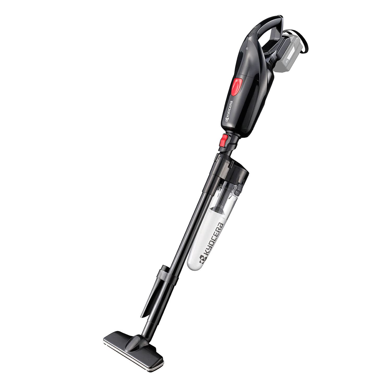 京セラ(Kyocera) 旧リョービ プロ用 充電式クリーナー 黒 本体のみ DHC180 681622B 【ブラシレスモーター搭載で吸引力と静音性を両立】 リチウムイオン18V 吸込仕事率90W 連