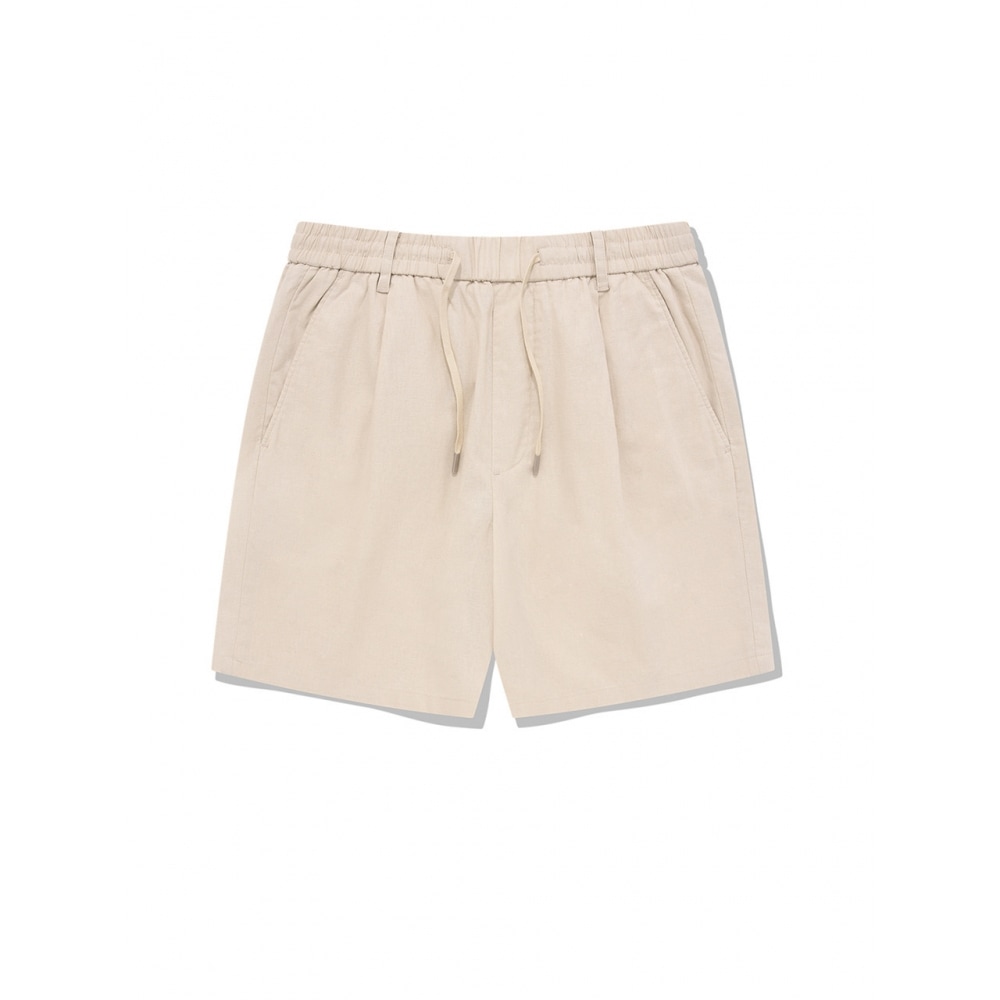 COVERNATリネンレギュラーショーツアイボリー