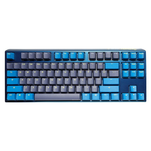 dk-one3-daybreak-rgb-tkl-silver ブルー [ゲーミングキーボード (英語配列87キー/シルバー軸)/USB接続/有線]