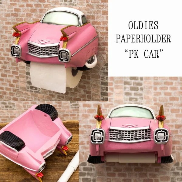 トイレ用ペーパーホルダー トイレ用品 キッチン 日用品 文具 オールディーズ PK CAR クルマ