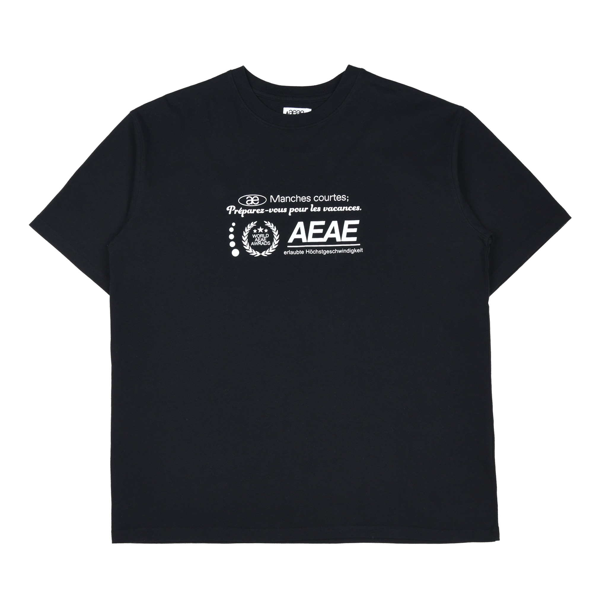 【aeae】 NEW LOGO T-SHIRTS : BLACK 8,050円