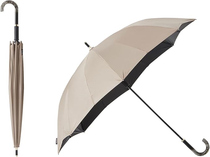 折りたたみやすい日傘16本骨55cm（紫外線カット率99.9%UPF50+日焼け防止率99.9%）男女兼用長傘ウエストバンド留めなし 6,801円
