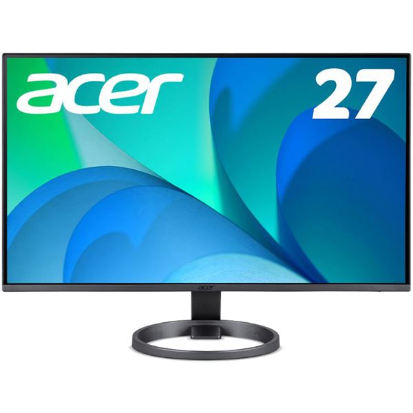 Acer Vero27インチワイド液晶ディスプレイ(27型/1920×1080/HDMIミニD-Sub/ブラック/スピーカー搭載/IPS/非光沢/フルHD/250cd/1ms) RL272