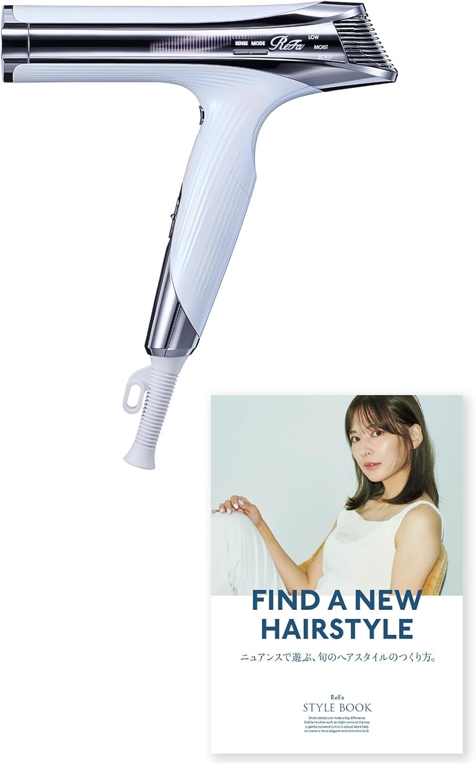 新モデル【公式ストア限定】リファ ビューテック ドライヤーS＋/ReFa BEAUTECH DRYER S+ ホワイト ヘアアレンジガイドブック付き 27,086円