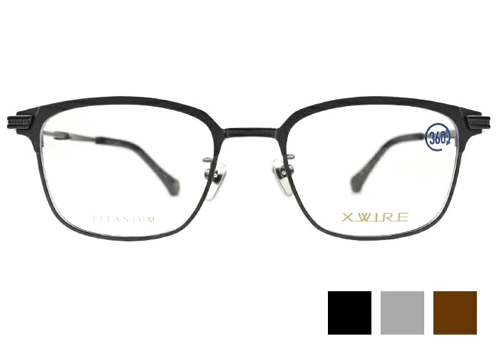 エクスワイア XWIRE xw-2005 360度回るテンプル フルリム 日本製 チタン メンズ めがね メガネ 眼鏡 5019 xw