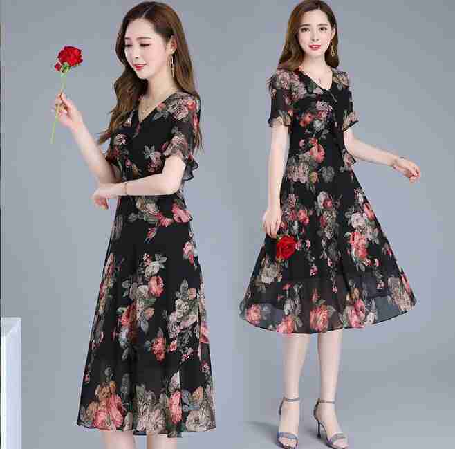 L フレア 紫 3XL 普段使い ワンピース カジュアル 体型カバー 大きいサイズ お出かけ レディース Vネック XL 女子 袖あり 5XL シンプル 2XL ガーリー 4XL フェミニン 赤 半袖 5,291円