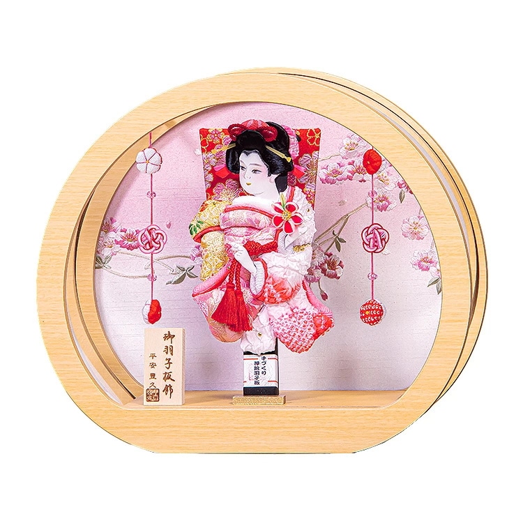 羽子板 初正月 初節句 厄除け アクリル ケース かわいい 立体 振袖 ｺﾝﾊﾟｸﾄ ﾐﾆ 2025年 新作 秀光 限定品 目玉商品 買得 人気 ランキング P6807