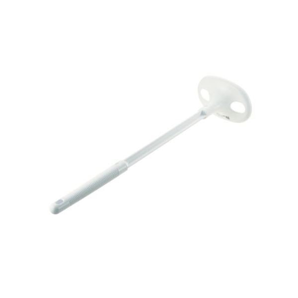 (まとめ) 湯かき棒/バス用品 (ホワイト) 抗菌効果 銀イオン配合 シンプルイズム (×30個セット)