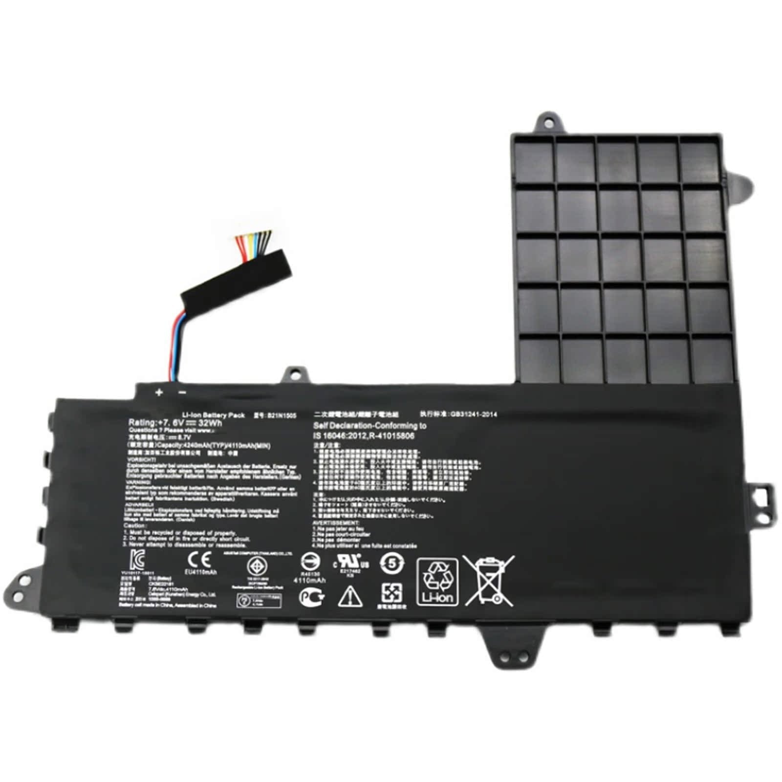 B21N1505 電池・Asusノートパソコン互換 32Wh/4240mAh E402M E402MA E402S E402SA B21N1505 交換用のバッテリー dc909-A1477