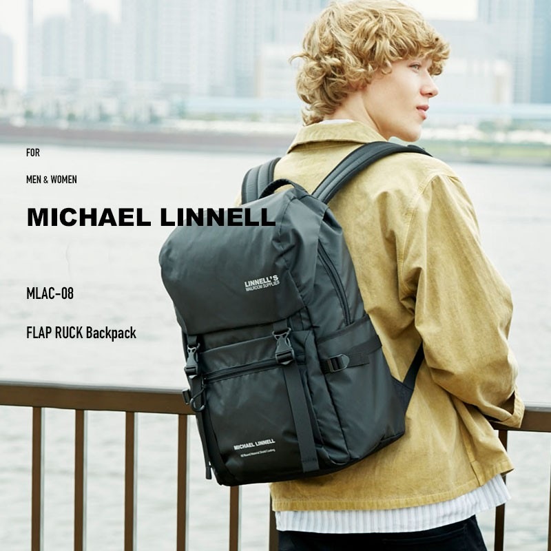 リュック リュックサック バックパック メンズ レディース マイケルリンネル MLAC-08 フラップ リュック MICHAEL LINNELL