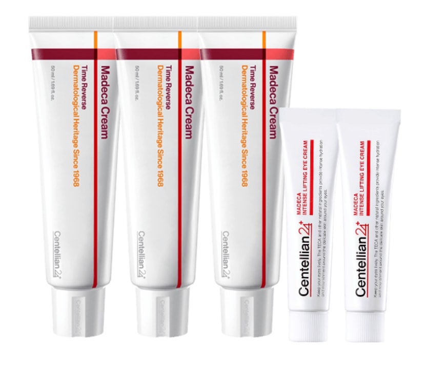 マデカクリーム タイムリバース スペシャルギフトセット50ml 3個+インテンス リフティング アイクリーム 15ml 2個