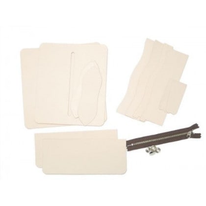 ロングウォレットキットB(小銭入ファスナー式カード横型)（タンロー） 無地 Pkit108C