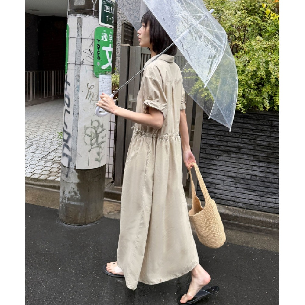 マループ 7108 ソフトライトウェイトロングドレス（ベージュ）