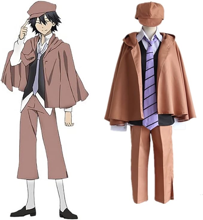 文豪ストレイドッグス 江戸川乱歩 コスプレ衣装 武装探偵社 キャラクター えどがわらんぽ コスチューム 制服