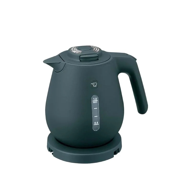 【即納】【Amazon.co.jp限定】 象印マホービン(ZOJIRUSHI) 電気ケトル 1.0L コンパクト カップ1杯約60秒 安全設計 清潔 ほこりブロック スレートブラック CK-DB10A