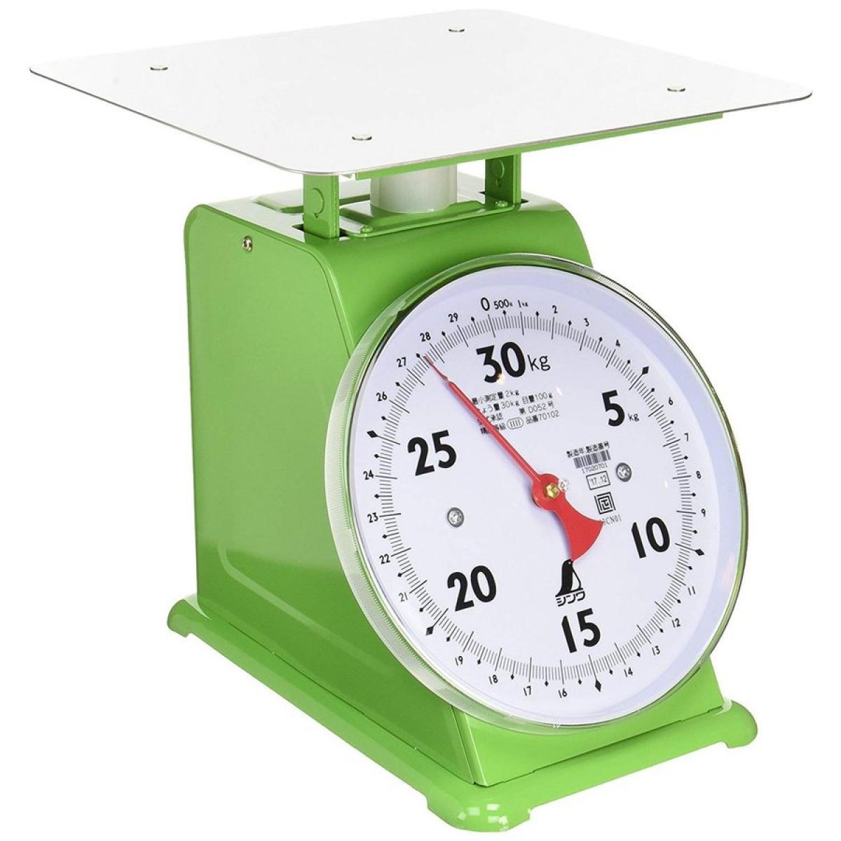 シンワ測定 上皿自動はかり 30kg 取引証明用 70102　はかり　八百屋 やおや　勘定 会計　重量