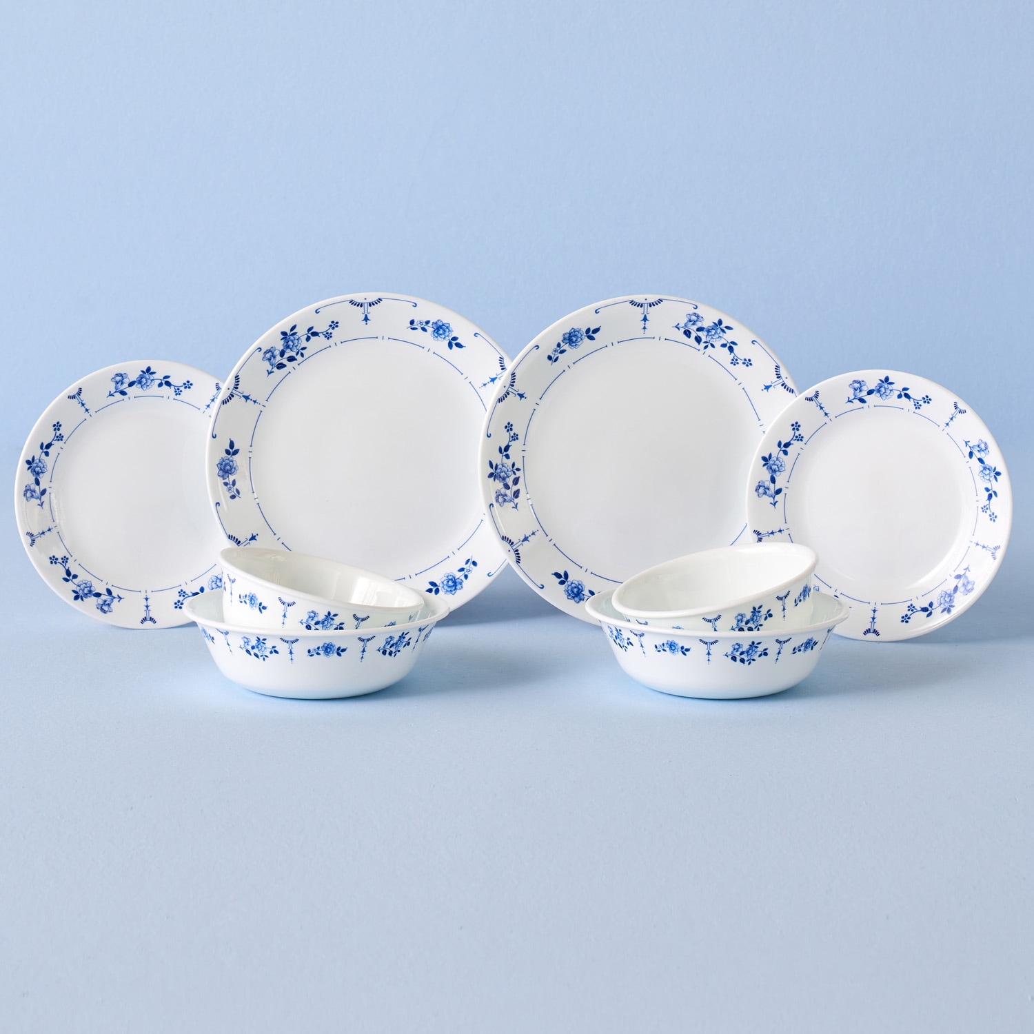 クラシック フローラ ネイチャー テーブルウェア ディナーウェア 8点セット 食器洗い機・オーブン対応