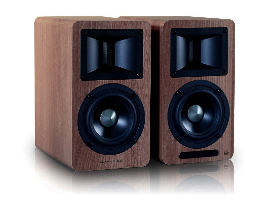 AIRPULSE A80 [Walnut]Bluetoothスピーカー