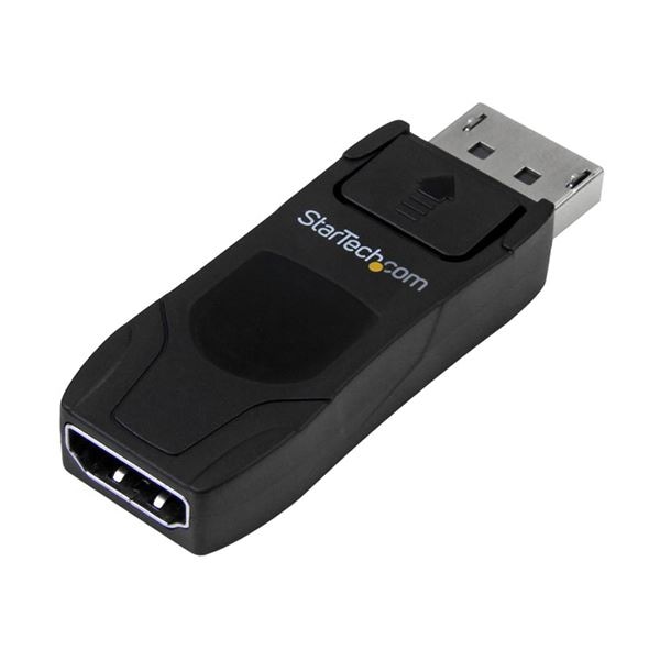 （まとめ）StarTech.com DisplayPort-HDMI変換アダプタ 4K対応 オス/メス DP2HD4KADAP 1個 3セット