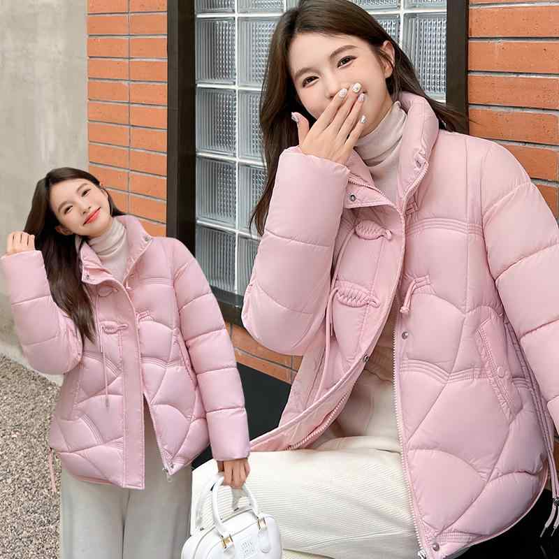 秋服 レディース ファッション オシャレ カワイイ シンプル 大人カワイイ 大きいサイズ 秋冬 綿 ジャケット キルティング スタイル ベルベット 厚手 ダウン