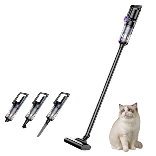 掃除機 48000Pa コードレス サイクロン式 軽量 充電式 強力吸引 人気ハンディ掃除機 5WAY USB-TypeC充電式 スティック 一人暮らし 省エネ 女性 車両用