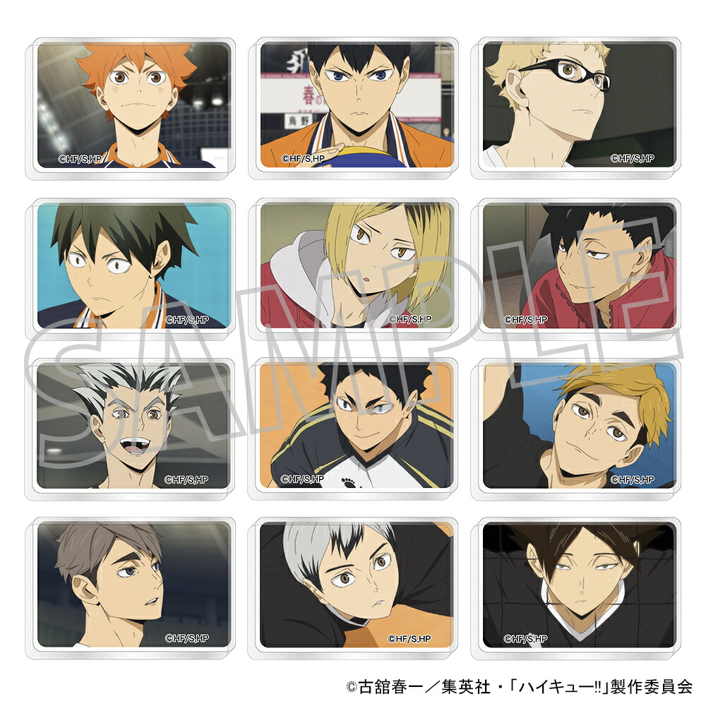【新品/公式】 ハイキュー!!_ミニアクリルブロックコレクション／vol.4　【BOX／12個入り】 公式グッズ 公式ライセンス colleize コレイズ アニメ キャラクター グッズ