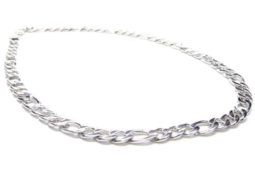 フィガロネックレスチェーン シルバー925 本物の銀 男性 女性 首飾り アクセサリー 短い 長い