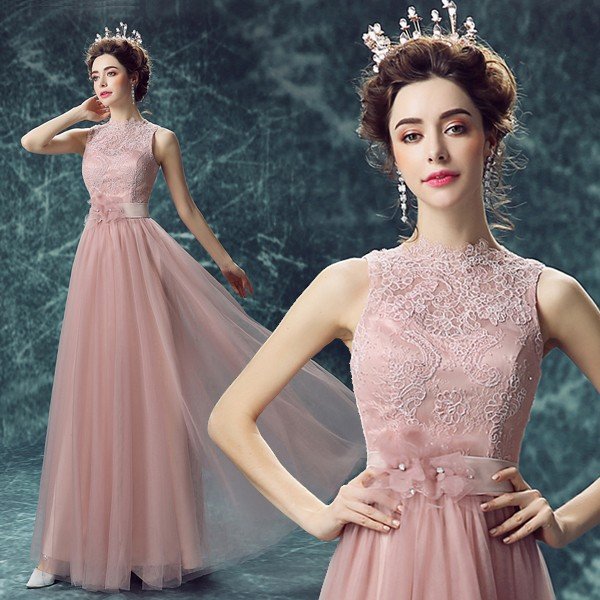 ロングドレス カラードレス ピンク 安い イブニングドレス コンサート 二次会 カクテルドレス 演奏