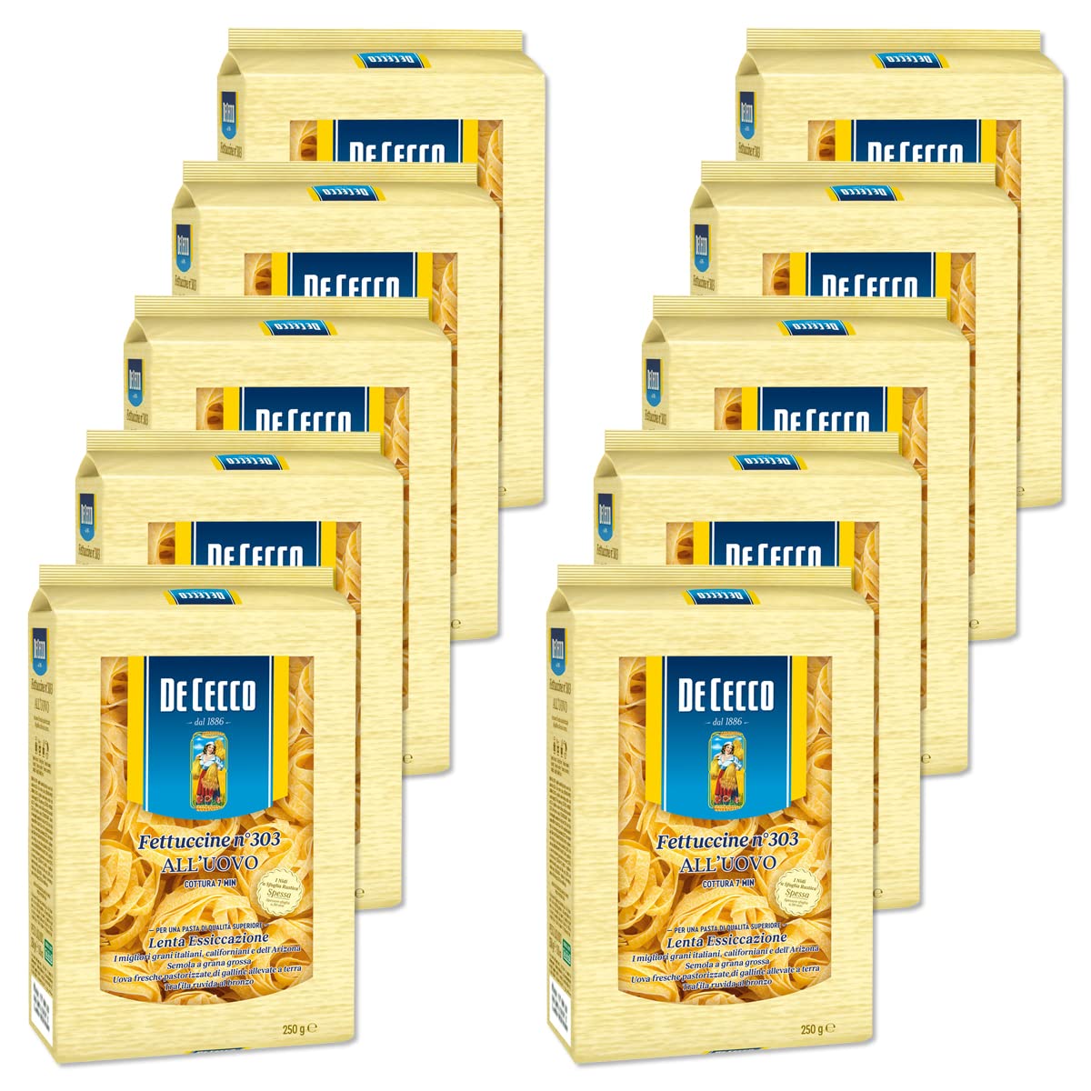 ディ・チェコ No.303 フェットゥチーネ 250g×10個 [正規輸入品]