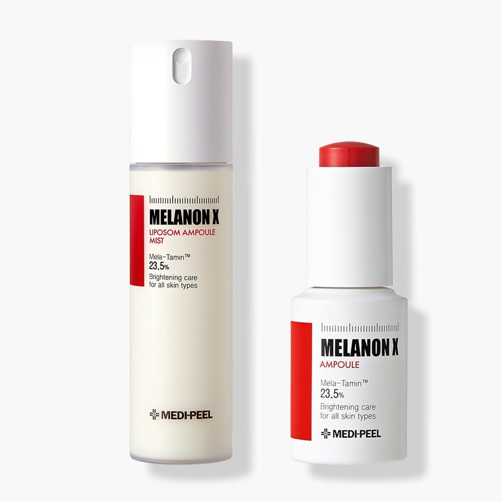 メディフィルメラノンX 7秒whitening アンプル+リポソームアンプルミスト