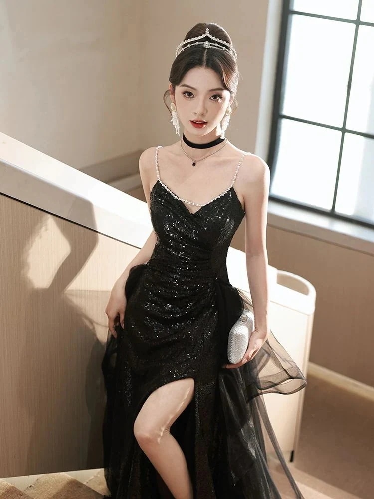 作韓国プリンセスワンピースパーティードレス結婚式ドレス韓国司会二次会演奏会発表会披露宴花嫁成人式卒業式入学式ロングドレス花嫁の介添え人ワンピースロングドレス