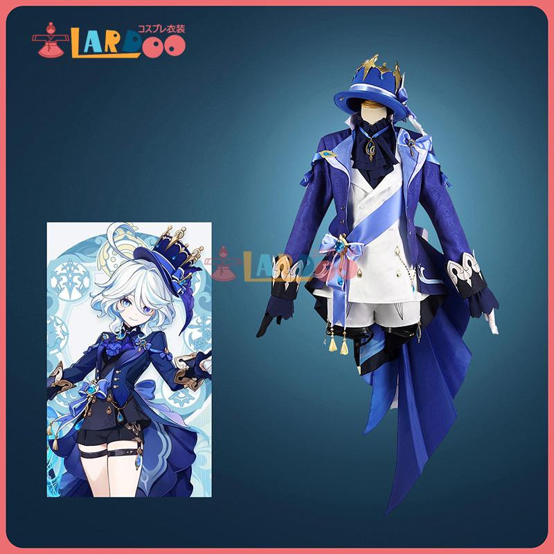 【工場直販 品質保証】 原神 Genshin フォンテーヌ フリーナ フォカロルス コスプレ衣装 通常版 コスチューム