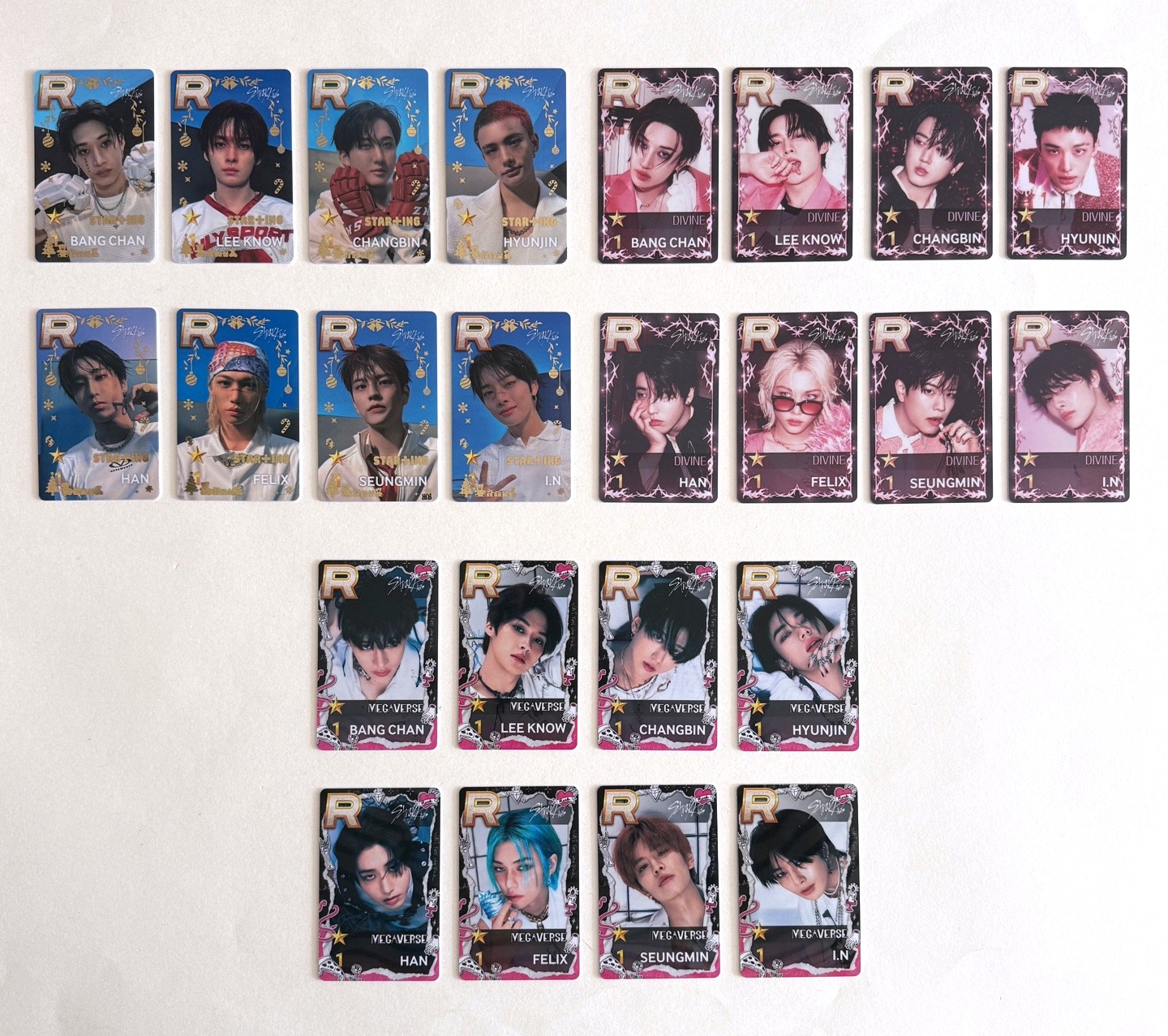 [On Hand] Stray Kids SUPERSTAR Super Star JYP Best1 STAR+ING WINTER Photocard 公式フォトカード