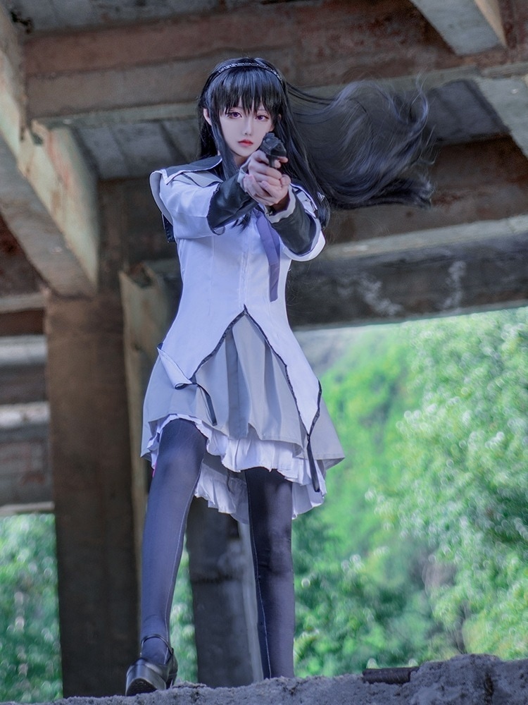 コスプレ 魔法少女まどか 四亀めろか暁 浅見ほむら 衣装キャラクター