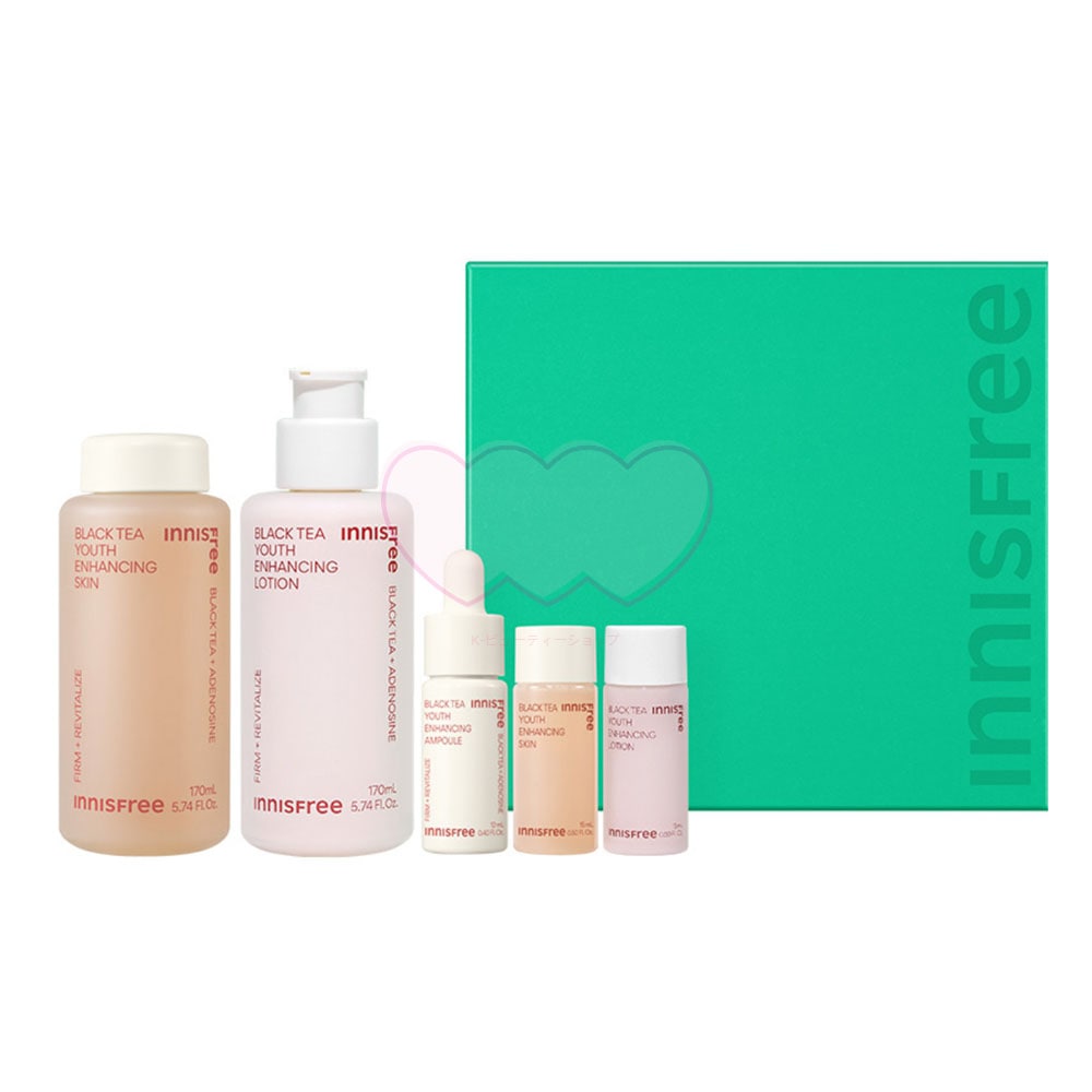 ブラックティー ユース エンハンシング スキンケア セット (鎮静/弾力/保湿/栄養供給/活力/しわ防止)