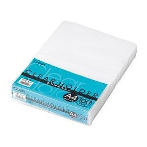 （まとめ買い）クリアホルダーA4 100枚入 CR-CE100 00000001 [x3]