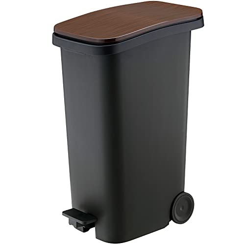 リス ゴミ箱 ペダル ダストボックス キャスター付き ウッド 31L smooth 日本製