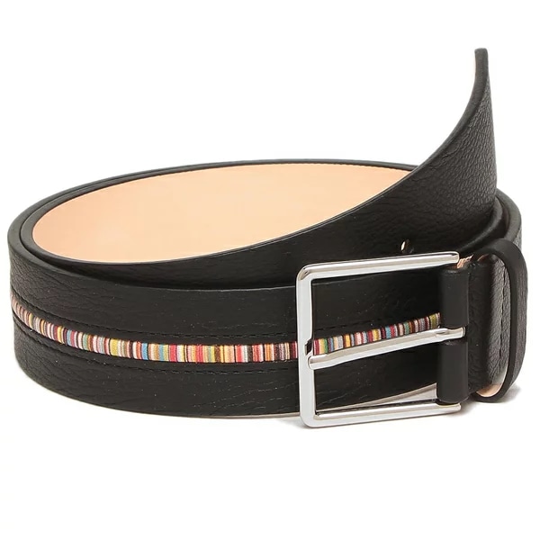 ベルト マルチストライプ ブラック マルチカラー メンズ PAUL SMITH M1A5775BINSTB 79