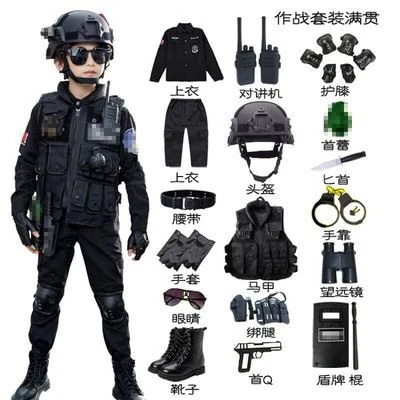 子供用おもちゃの銃のフルセットの装備 本物のロールプレイング cs 電気の音と光 柔らかい弾丸を発射できます