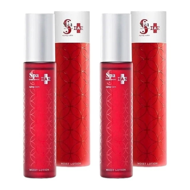 [国内正規品]HAS モイストローション 120ml x 2 お得な2個セット 化粧水　エイジングケア　保湿　ハリ　ツヤ　ヒアルロン酸Ｎａ　プラセンタエキス 加水分解コラーゲン 水溶性コラーゲン