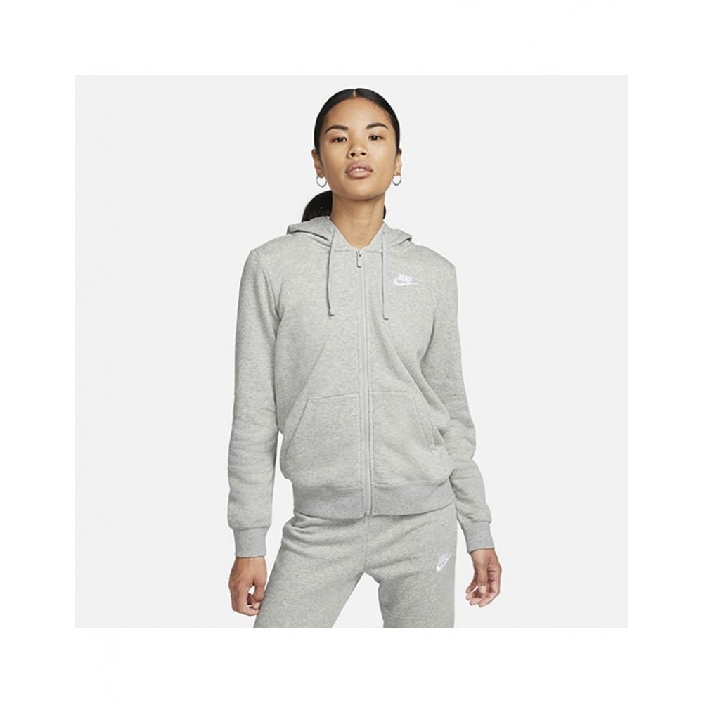 ナイキフード付きジップアップウィメンズクラブフリースフルジップパーカー DQ5472-063 S2306