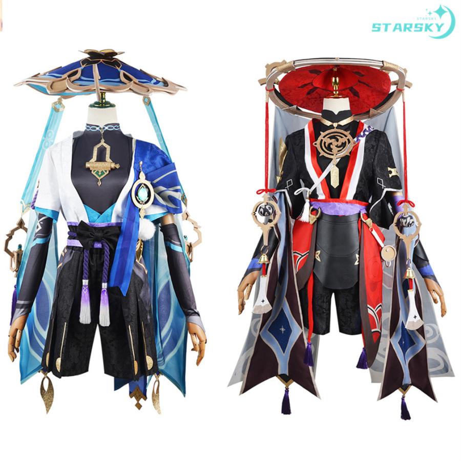 原神 げんしん genshin スカラマシュ 散兵 放浪者 ファデュイ執行官　ファトゥス 風　コスプレ衣装 　ウィッグ　靴　コスプレ服　コスチューム イベント