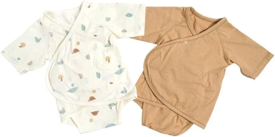 ディモワ ベビー肌着 PATTO SATTO HADAGI キャラメル 5-6cm